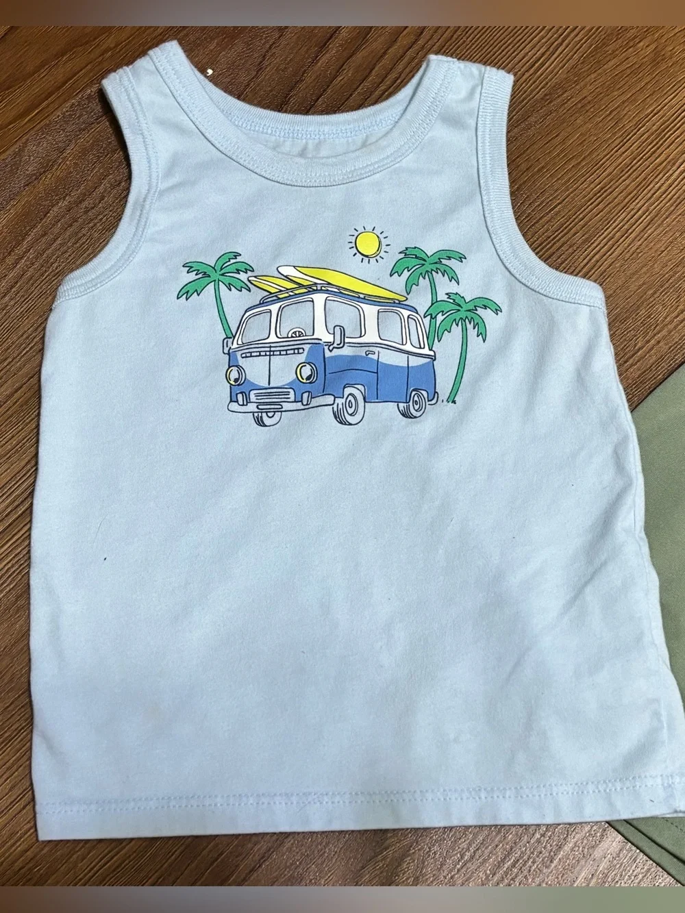 🎉 (18m) Garanimals Summer Surf Van 2-Piece Tank & Shorts Set